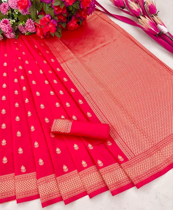RED_PURE_BANARASI_SAREE